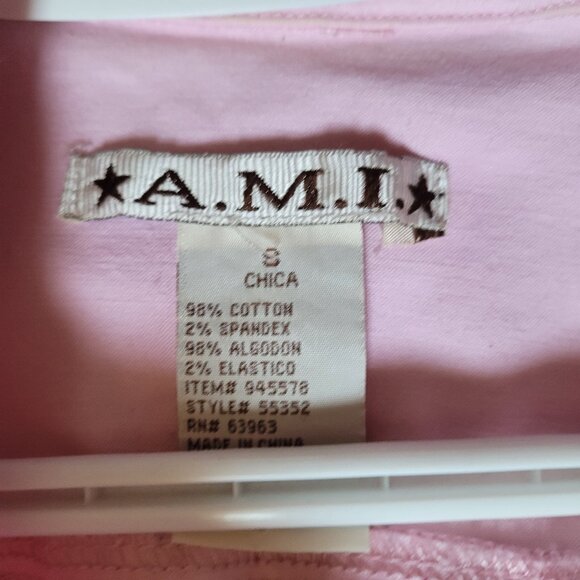 A.M.I. - Pink Denim Jacket - Small - Picture 2 of 2